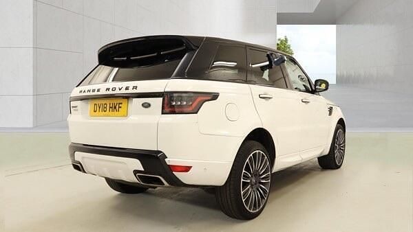 Begagnad Land Rover Range Rover Sport Autobiography Dynamic 2018 Vit SUV