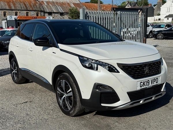 White Used 2019 Peugeot 3008 GT-line SUV | £11,799 (Fair price) - Image 1/1