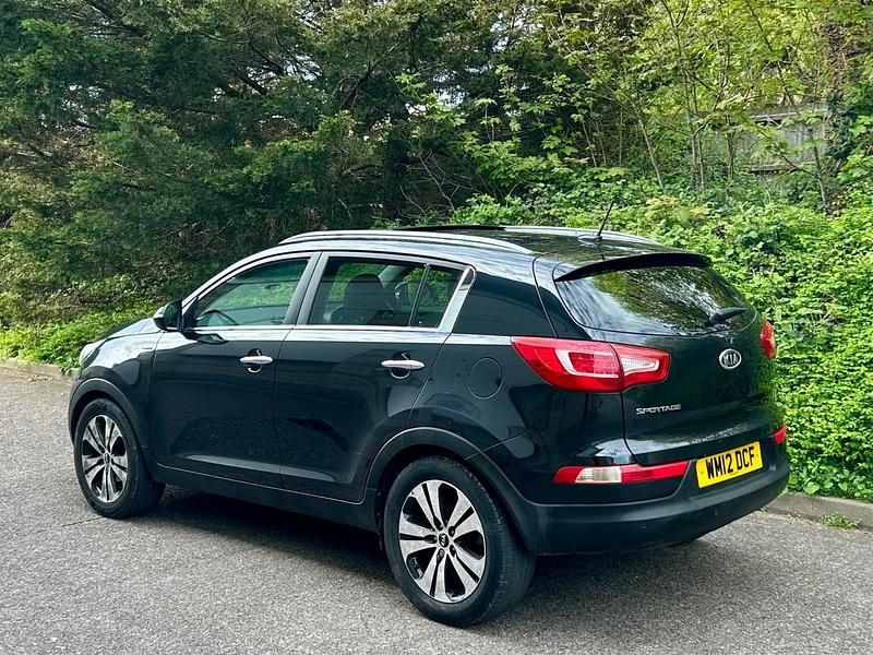 Begagnad Kia Sportage 2012 Svart SUV