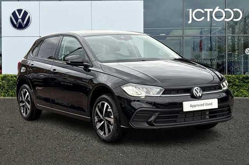 Used VW Polo Match 95 HP (69 kW) 2025 Black Hatchback