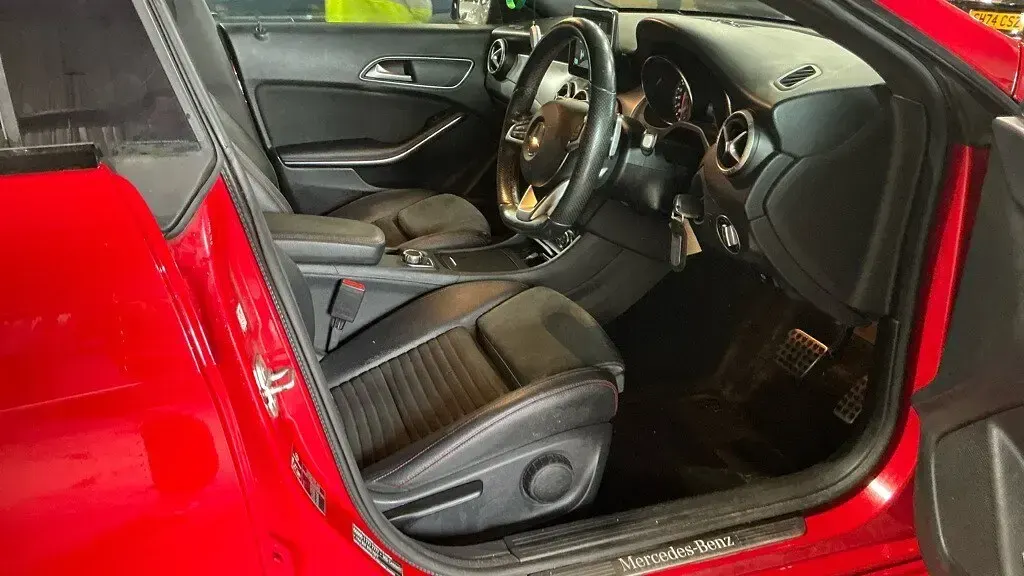 Used Mercedes CLA220 AMG 177 HP (130 kW) 2016 Red Coupe