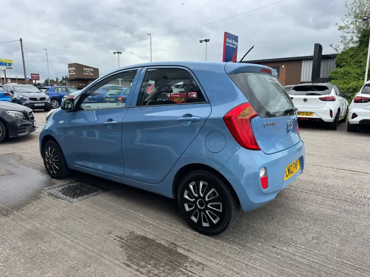 Used Kia Picanto Air 68 HP (50 kW) 2012 Blue Hatchback