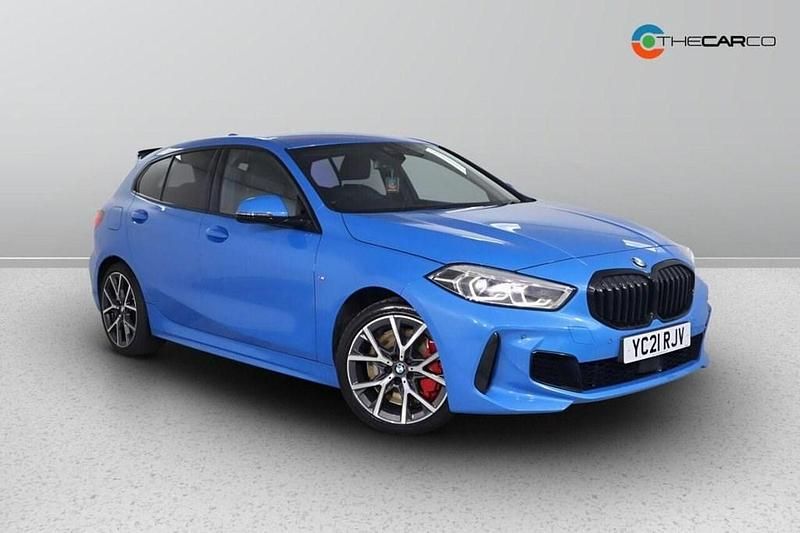 Blue Used 2021 BMW 128 Comfort Edition Hatchback | £19,975 (Fair price) - Image 1/3