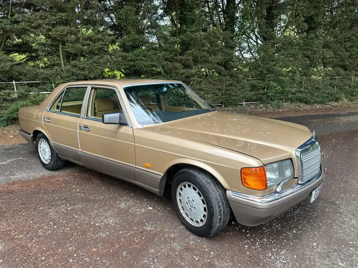 Used Mercedes S500 SE 1986 Gold Sedan