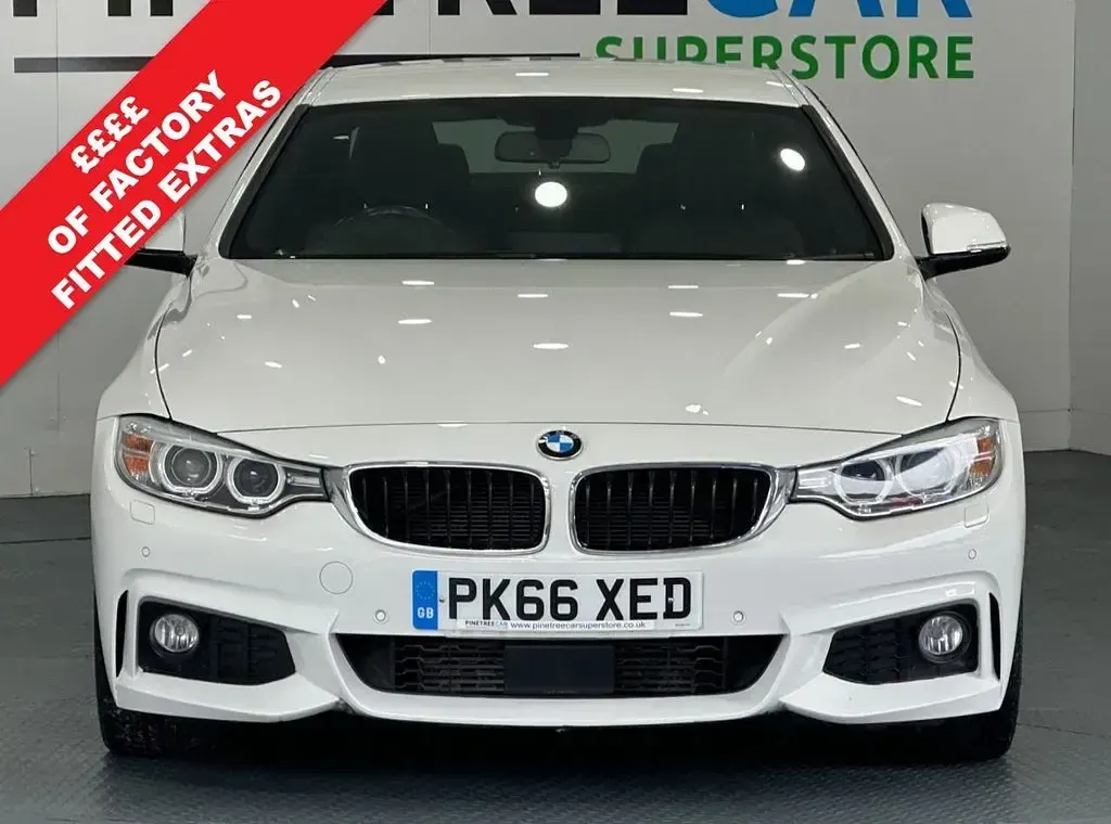 Used BMW 420 Coupé M Sport 190 HP (139 kW) 2016 White Coupe