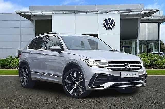 Silver Used 2021 VW Tiguan R-line SUV | £25,791 (Good price) - Image 1/4
