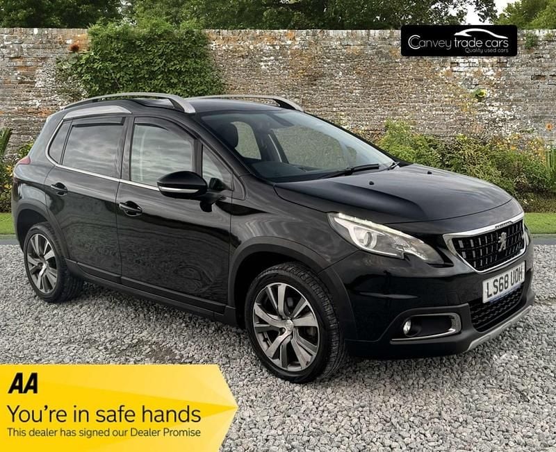 Black Used 2018 Peugeot 2008 Allure SUV | £7,995 (Good price) - Image 1/2