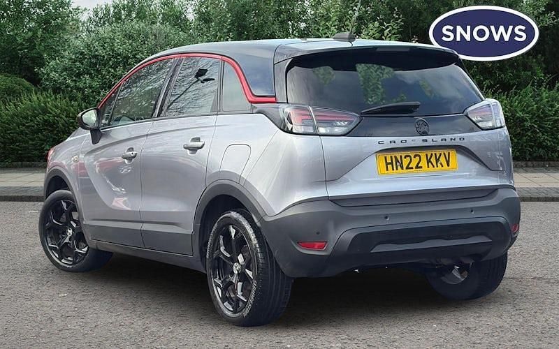 Used Vauxhall Crossland GS Line 110 HP (80 kW) 2022 Grey SUV
