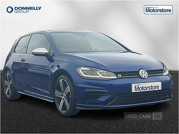 Used VW Golf VII R 300 HP (220 kW) 2019 Blue Hatchback