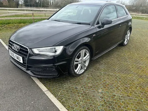 Used Audi A3 S-Line 150 HP (110 kW) 2016 Black Hatchback