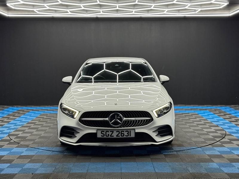 Used Mercedes A180 AMG line 2020 White Hatchback
