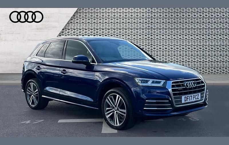 Used Audi Q5 S-Line 190 HP (139 kW) 2017 Blue SUV