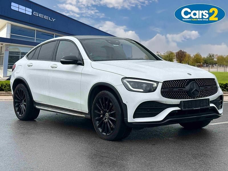 White Used 2019 Mercedes GLC220 AMG Line Premium Coupe | £26,990 (Fair price) - Image 1/4