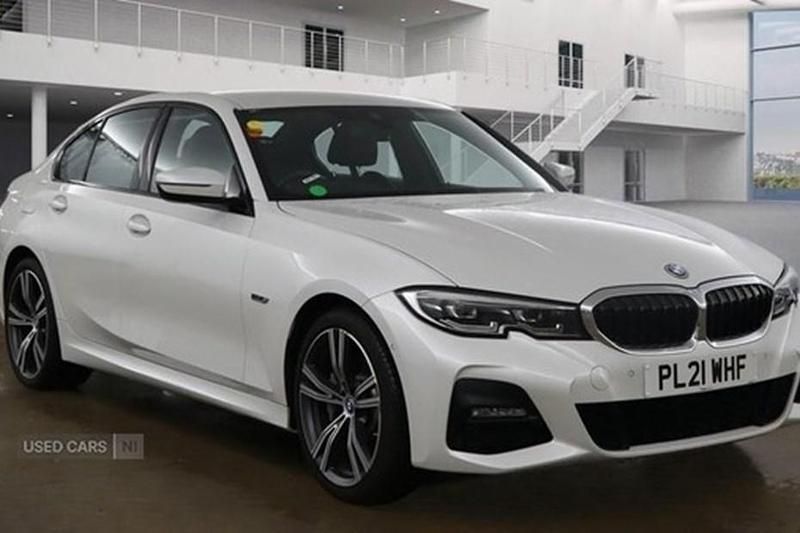 White Used 2021 BMW 330e M Sport Sedan | £22,695 (Fair price) - Image 1/1
