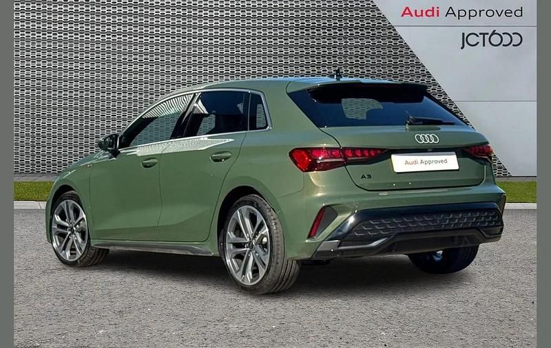 Used Audi A3 S-Line 147 HP (108 kW) 2025 Green Hatchback