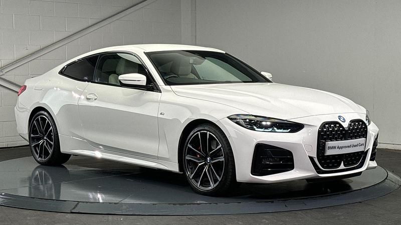 White Used 2022 BMW 420 M Sport Coupe | £27,500 (Fair price) - Image 1/4