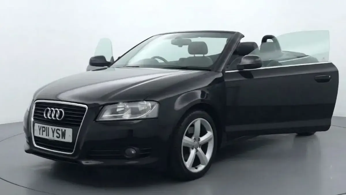 Used Audi A3 Cabriolet 105 HP (77 kW) 2011 Black Cabriolet