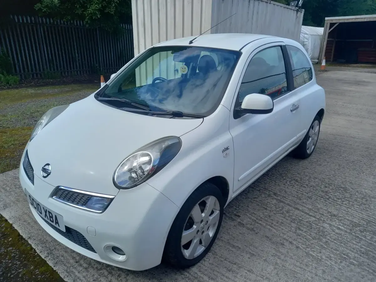 Used Nissan Micra N-TEC 2010 White Hatchback