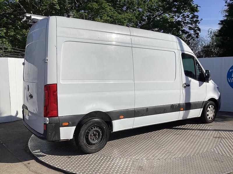 Begagnad Mercedes Sprinter Premium 2021 Vit Van