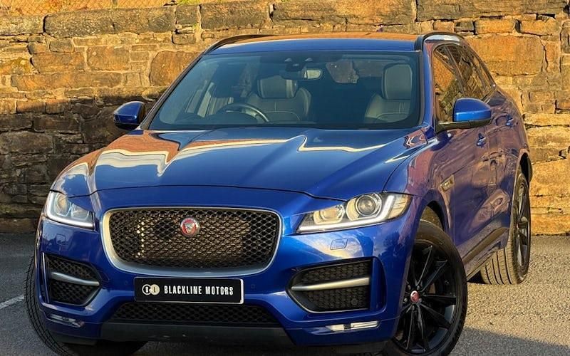 Used Jaguar F-Pace R-Sport 180 HP (132 kW) 2019 Blue SUV