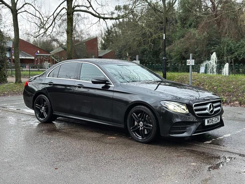 Used Mercedes E220 AMG line 2016 Black Sedan