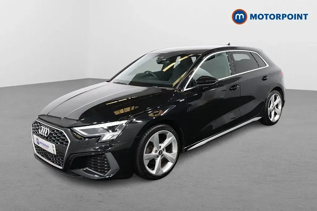 Used Audi A3 S-Line 2023 Black Sedan