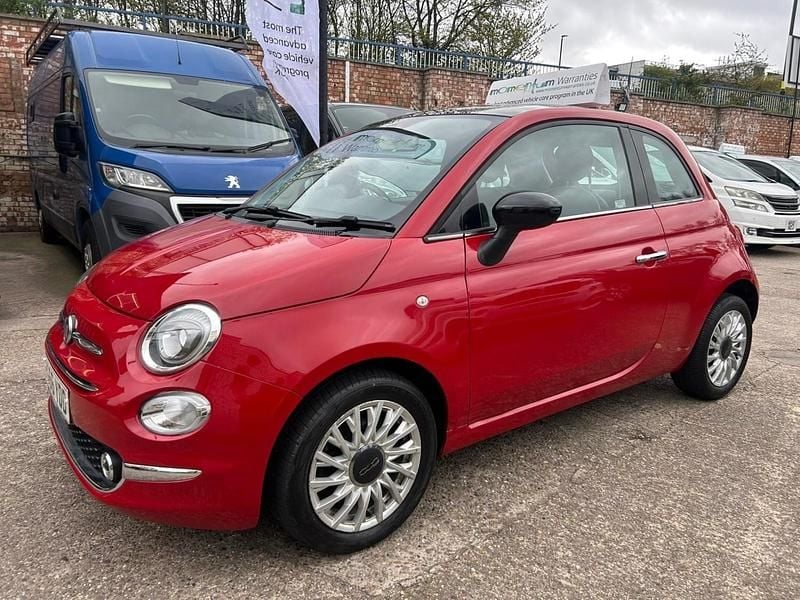 Used Fiat 500 Lounge 69 HP (50 kW) 2017 Red Hatchback