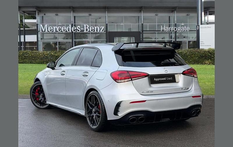 Used Mercedes A45 AMG 421 HP (309 kW) 2021 Silver Hatchback