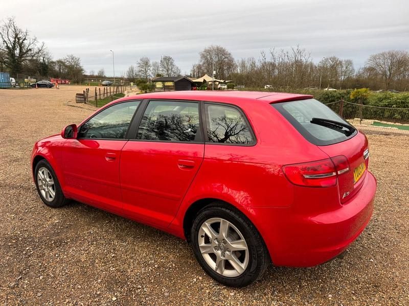 Used Audi A3 Sportback 102 HP (75 kW) 2009 Red Hatchback