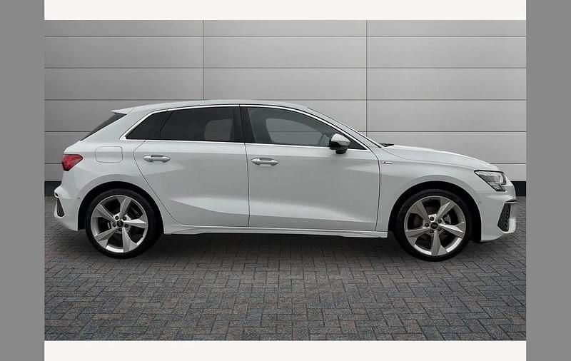 Used Audi A3 S-Line 110 HP (80 kW) 2024 Glacier white Hatchback