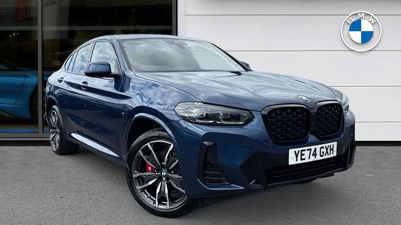Blue Used 2024 BMW X4 M Sport SUV | £45,811 (Fair price) - Image 1/4