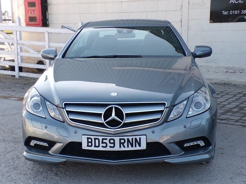 Used Mercedes E350 2009 Silver Coupe