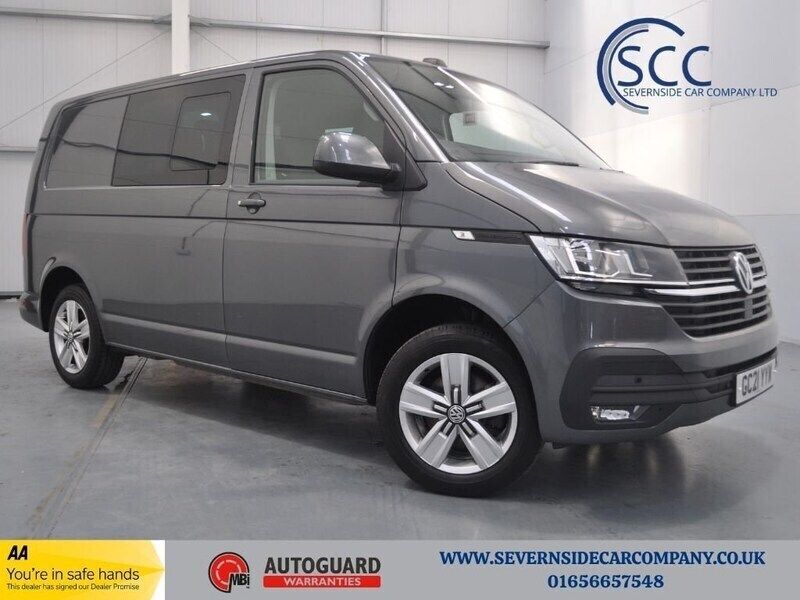 Grey Used 2021 VW T6.1 Highline Van | £22,495 (A bit pricey) - Image 1/3