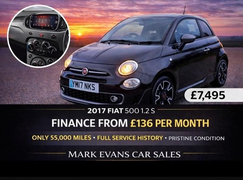 Usado Fiat 500 S 69 HP (50 kW) 2017 Preto Citadino