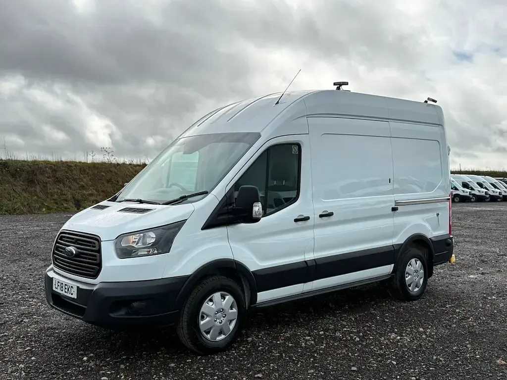 Used Ford Transit 130 HP (95 kW) 2018 White Van