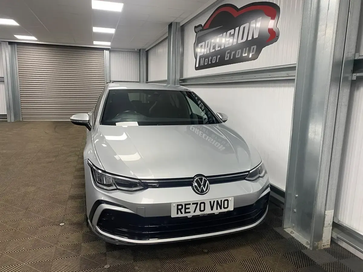 Used VW Golf VII R-line 150 HP (110 kW) 2020 Silver Hatchback