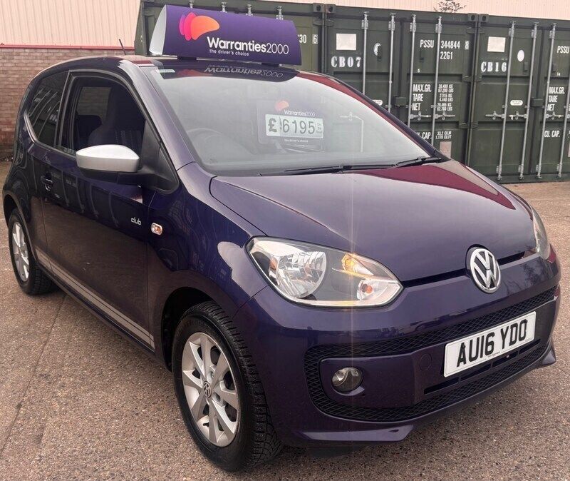 Blue Used 2016 VW up! CLUB Hatchback | £5,995 (Fair price) - Image 1/4