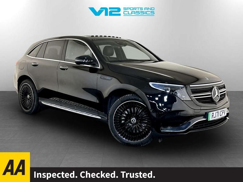 Used Mercedes EQC400 AMG line 300 kW (408 HP) 2021 Black SUV
