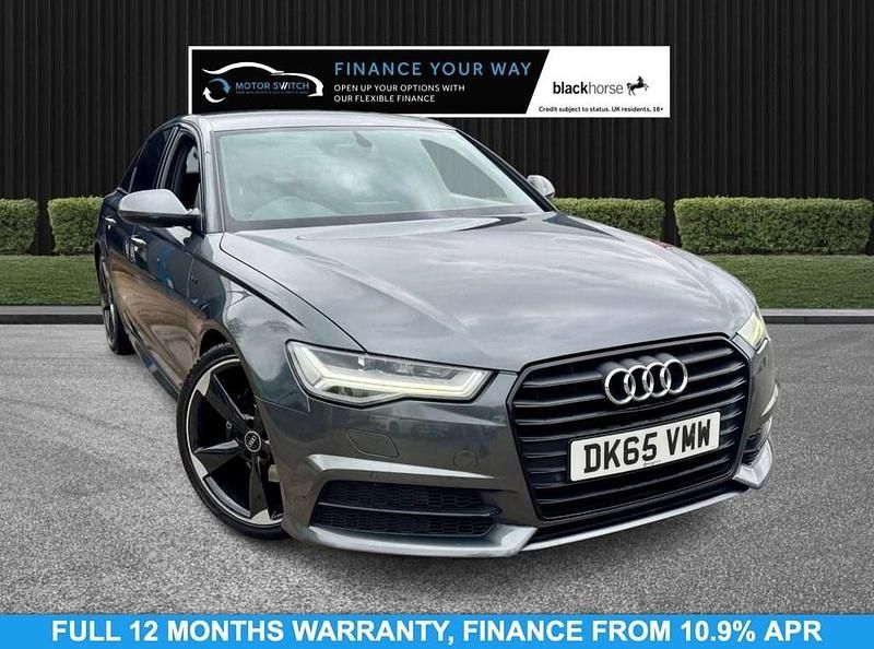 Used Audi A6 Black Edition 190 HP (139 kW) 2015 Grey Sedan