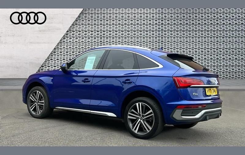 Used Audi Q5 S-Line 204 HP (150 kW) 2021 Blue SUV