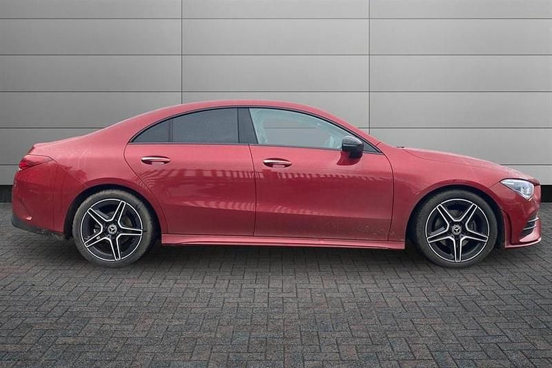 Used Mercedes CLA180 AMG Line Premium 136 HP (100 kW) 2023 Patagonia red Sedan