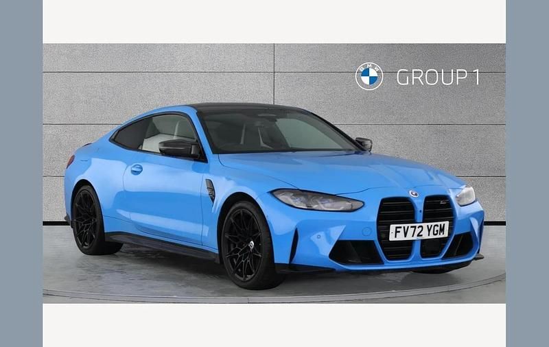 Blue Used 2022 BMW M4 Competition Edition Coupe | £54,490 (Expensive) - Image 1/4