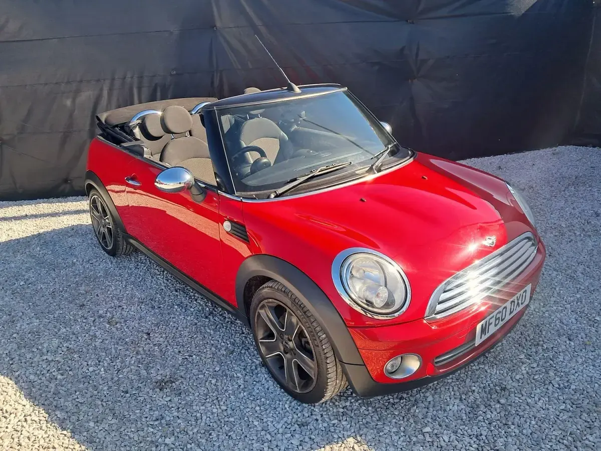 Used Mini Cooper Cabriolet 2010 Red Cabriolet