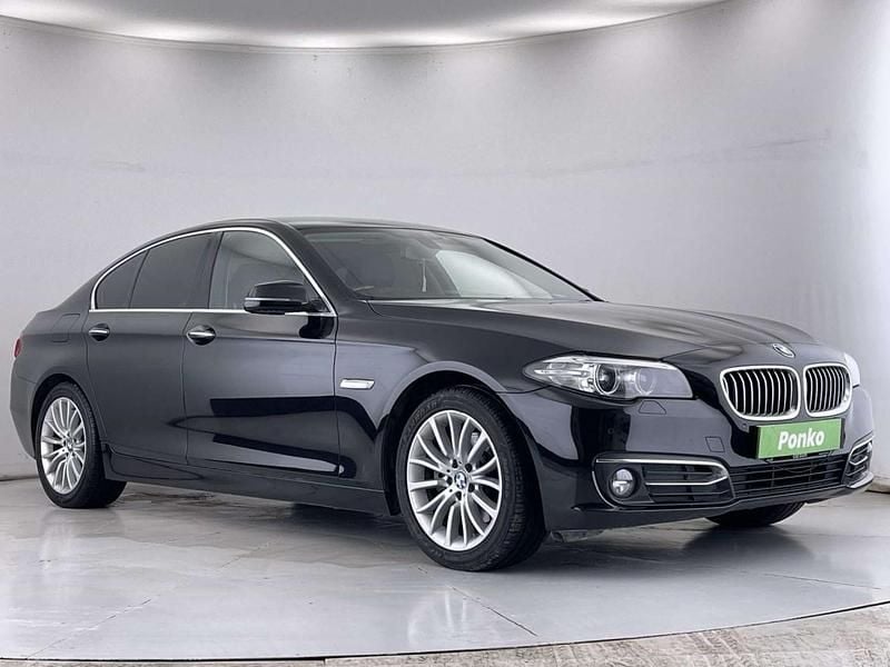 Black Used 2015 BMW 520 Luxury Line Sedan | £8,510 (Fair price) - Image 1/3