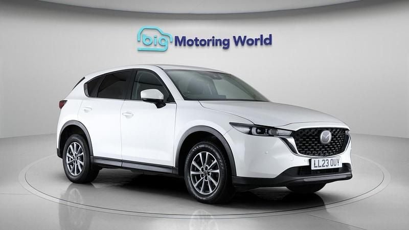 White Used 2023 Mazda CX-5 Center-Line SUV | £15,500 (Good price) - Image 1/4