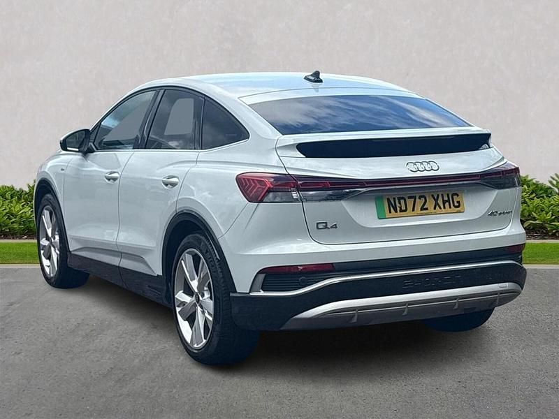 Used Audi Q4 e-tron S-Line 150 kW (204 HP) 2023 White SUV