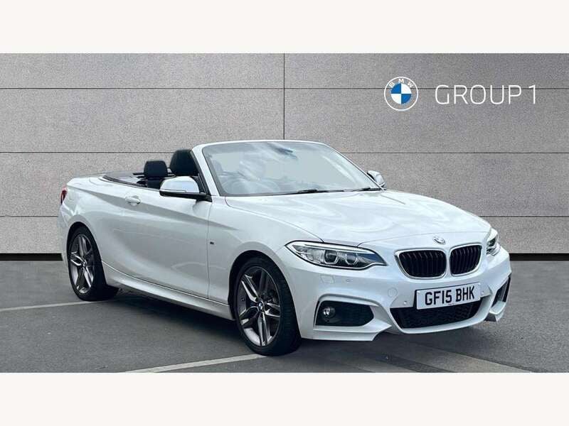 Mineral white Used 2015 BMW 228 M Sport Cabriolet | £12,890 - Image 1/4