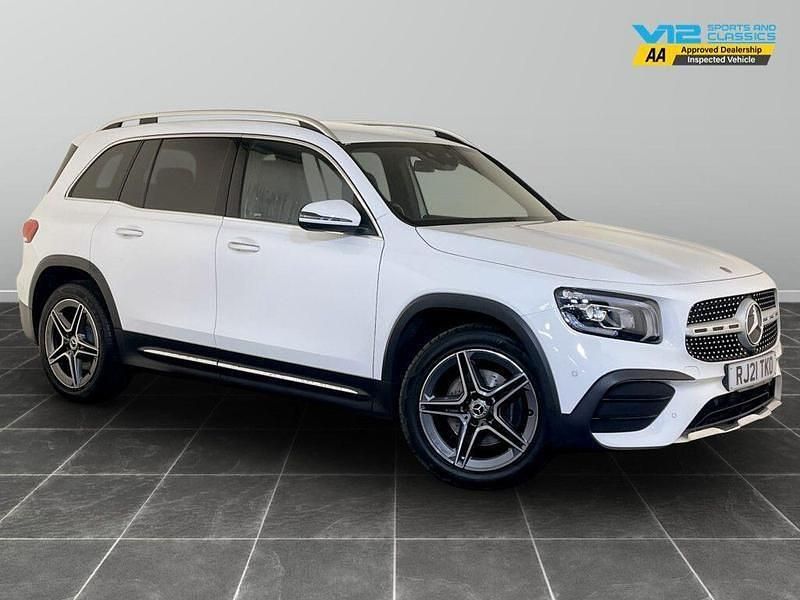 White Used 2021 Mercedes GLB200 AMG Line Premium SUV | £23,895 (Good price) - Image 1/2
