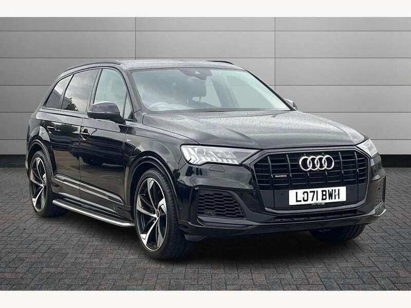 Black Used 2022 Audi Q7 Black Edition SUV | £46,550 (Good price) - Image 1/4