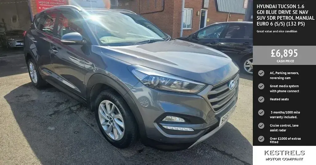 Used Hyundai Tucson SE 177 HP (130 kW) 2017 SUV
